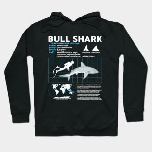 Bull Shark Fact Sheet Hoodie